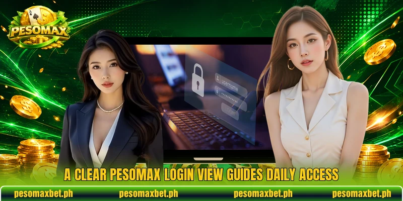 A clear PESOMAX login view guides daily access A clear PESOMAX login view guides daily access