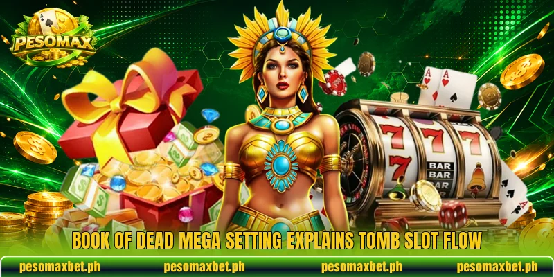 Book of Dead Mega setting explains tomb slot flow Book of Dead Mega setting explains tomb slot flow