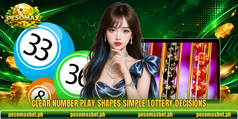 Clear number play shapes simple lottery decisions