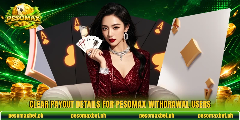 Clear payout details for PESOMAX withdrawal users Clear payout details for PESOMAX withdrawal users