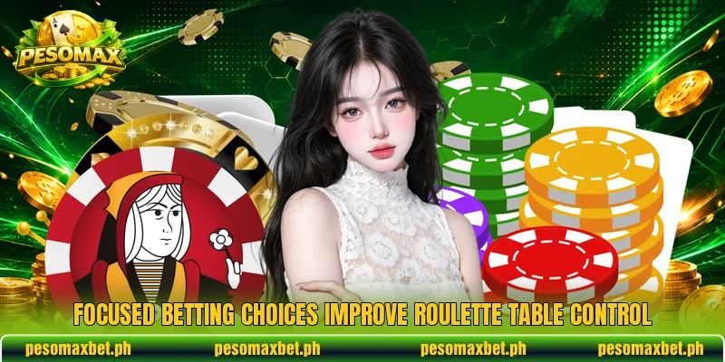 Focused betting choices improve roulette table control Focused betting choices improve roulette table control