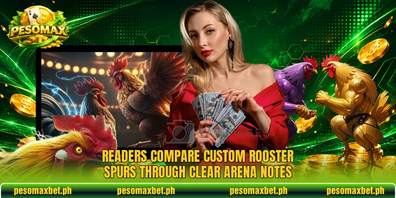Readers compare custom rooster spurs through clear arena notes Readers compare custom rooster spurs through clear arena notes