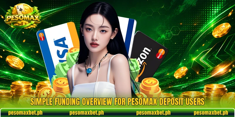 Simple funding overview for PESOMAX deposit users
