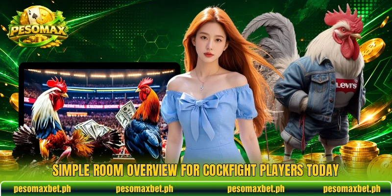 Simple room overview for cockfight players today Simple room overview for cockfight players today