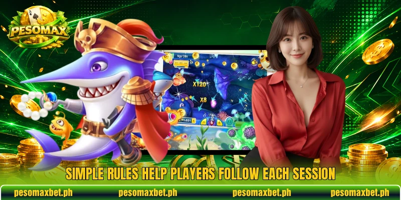 Simple rules help players follow each session