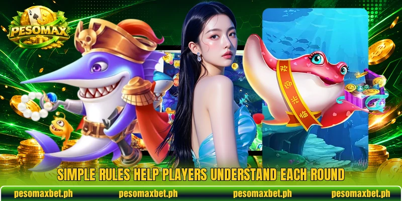 Simple rules help players understand each round Simple rules help players understand each round