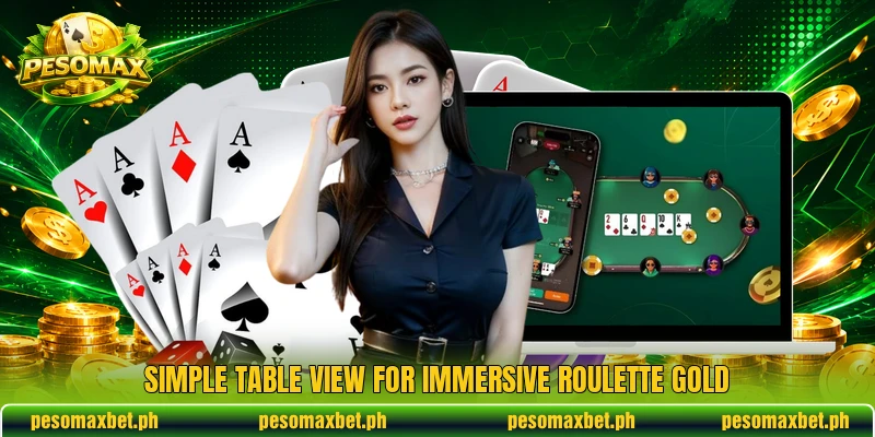 Simple table view for Immersive Roulette Gold Simple table view for Immersive Roulette Gold